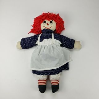 Vintage 24 " Raggedy Ann Doll Annabelle Doll