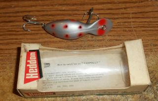 Vintage Heddon Tadpolly/very Rare Color/in Box/very
