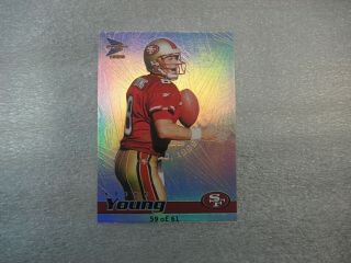 1999 Pacific Prism Premiere Date Refractor Steve Young 59/61 49ers Rare