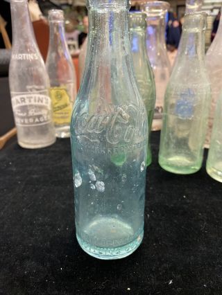 Antique 1905 - 1910 Coca - Cola Straight Sided Coke Bottle Gainesville Florida Z16