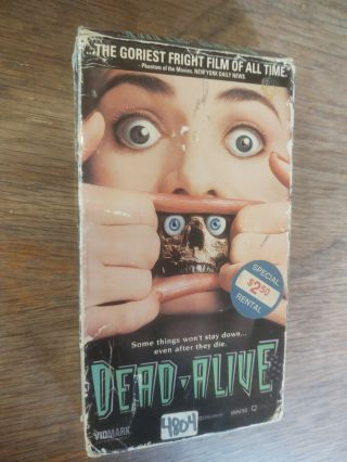 Dead Alive Vhs Rare Unrated Horror Cult Gore Halloween 1994 Vidmark Oop