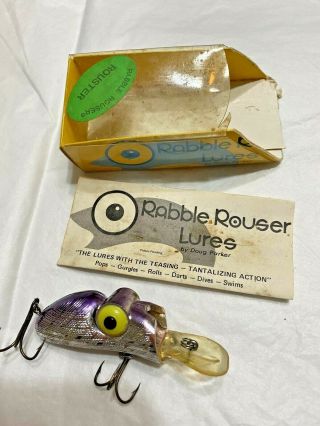 Vintage Rabble Rouser Rouster Fishing Lure,  & Directions