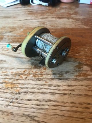 Vintage PRESIDENT by SHAKESPEARE fishing Reel No.  1970 Stainless steel Model GD 3