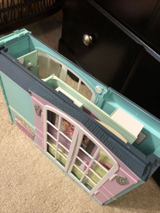 2007 Barbie My House Fold Up Folding Dollhouse - Incomplete,  See Desc 2