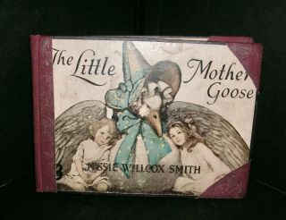 Antique 1918 The Little Mother Goose Book - Jessie Willcox Smith