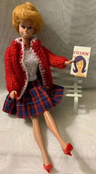 Vintage Barbie Clone Plaid Skirt Outfit Wendy Babs Bild Lilli Premier