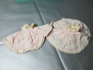 2 Vintaged Cissette Madame Alexander Slip Dress Gown 9 In Doll Clothes