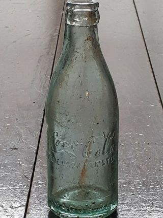 Antique Coca - Cola Coke Macon Georgia Ga Straight Sided Ss Soda Bottle