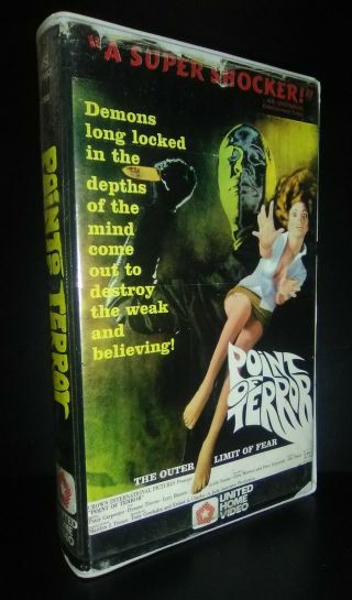 Point Of Terror Vhs United Clam Rare Horror Vci