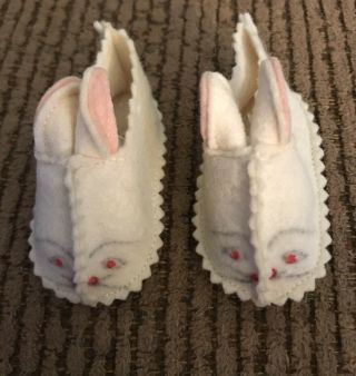 Vintage Bunny Slippers For 16” Terri Lee -
