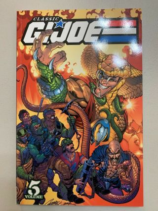 Classic G.  I.  Joe Volume 5 Tpb Idw Comics Rare Gi Joe -