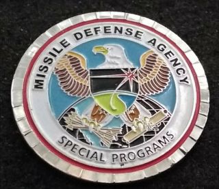 Rare Mda Missile Defense Agency Black Ops Special Access Programs Challenge Coin