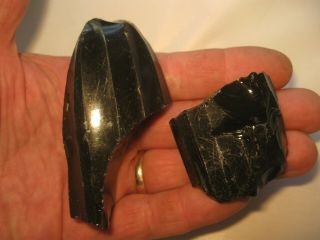 Pre Columbian Obsidian Micro - Blade Core Michoacan Mexico Prehistoric Artifact M2