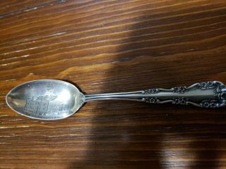 Decorah,  Iowa Court House Sterling Silver Spoon 5 3/8 "