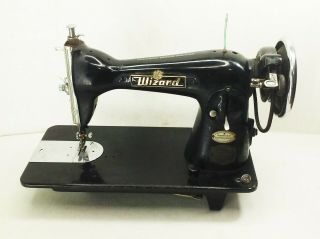 Vtg Antique 1910 1920 Wizard Ba923799 Sewing Machine Deluxe Cast Iron Japan