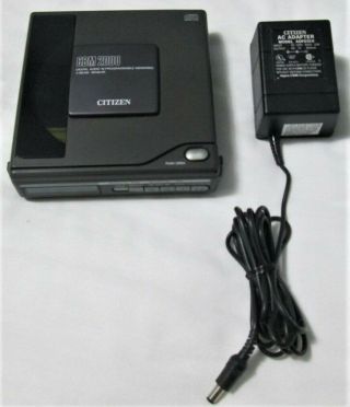 Vintage Citizen Cbm 2000 Rare Cd Player For Parts/repair W/ Power Supply - Japan
