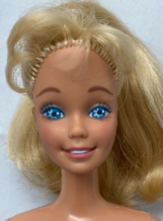 Vintage 80’s Mattel Superstar Era Barbie Blonde W/bangs Barbie Doll Only