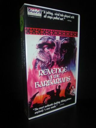 Revenge Of The Barbarians Vhs Vista Home Video Cult Action Rare