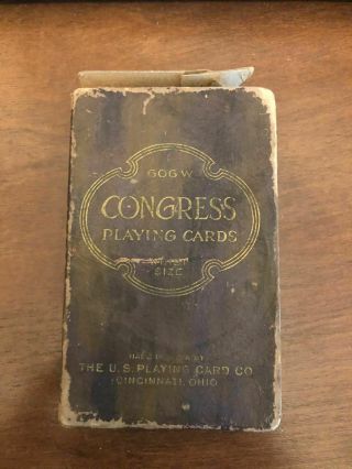 The U.  S.  Playing Card Company Set Of Antique Playing Cards
