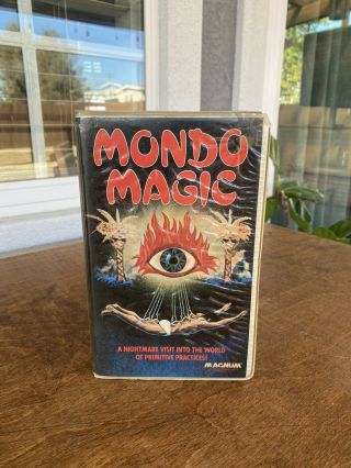 Mondo Magic Rare Magnum Video Horror Vhs