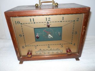 Antique Bendix Radio Model 753m In Wood Cabinet For Repair Or Parts
