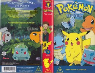 Pokemon Poke Friends Volume Four Vhs Pal Video A Rare Find
