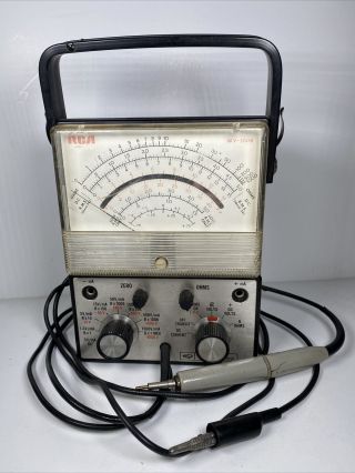Vintage Rca Wv - 500b Voltohmyst Solid State High Voltage Measurement