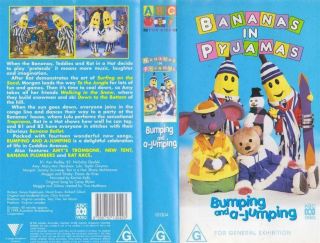 Bananas In Pyjamas Bumping And A Jumpin Vhs Video Pal Rare
