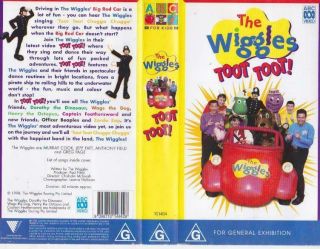 Toot Toot The Wiggles Toot Toot Vhs Video Pal A Rare Find