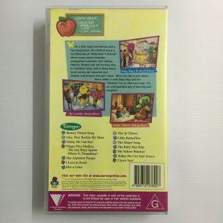 Barney: Let ' s Play School.  VHS Video Tape The Dinosaur Baby Bop Songs Rare Kids 2