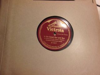 Antique Victor Talking Machine Company.  Album Comes W/10 /78 RPM Records 2