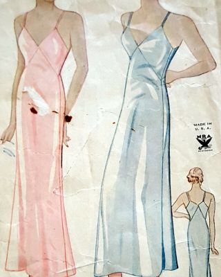 Bust 34 1930s Vintage Antique Mccall Pattern 1930 