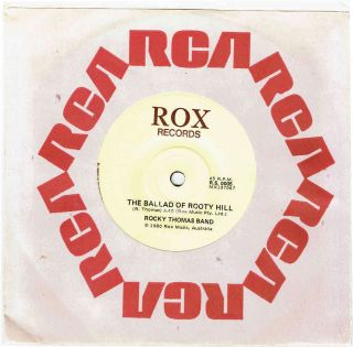 Rocky Thomas Band - The Ballad Of Rooty Hill - Rare 7 " 45 Vinyl Record - 1980