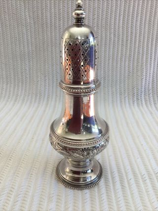 Mint‼️ Antique Silver Plated Muffineer Salt Shaker In Beautiful‼️