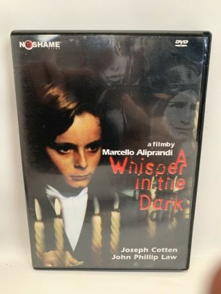 Whisper In The Dark Rare Us No Shame Dvd Cult Italian Giallo Horror Slasher