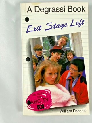 A Degrassi Book Exit Stage Left Paperback Rare