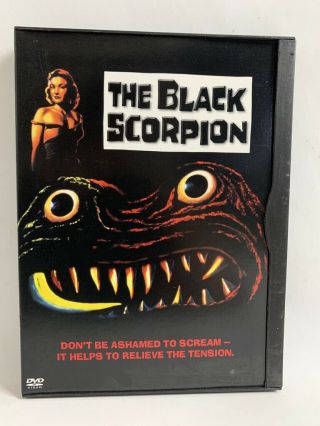 The Black Scorpion Rare Us Warner Dvd Cult 50s Sci - Fi Monster Horror Atomic Age