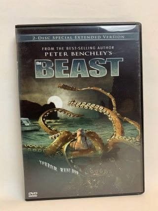 Peter Benchley ' s THE BEAST rare US 2 disc Universal DVD cult sci - fi horror 2