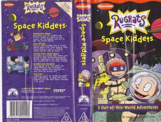 Rugrats Space Kiddets Vhs Pal Video A Rare Find
