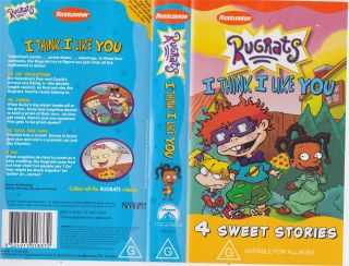 A Rugrats Think I Like You Vhs Pal Video A Rare Find