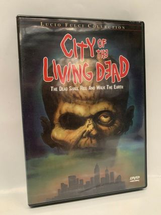 City Of The Living Dead Rare Oop Us Dvd Italian Zombie Horror Lucio Fulci
