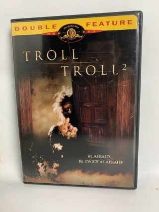 Troll & Troll 2 Rare Us Mgm Dvd Cult 80s Monster Trash Horror Movie Double