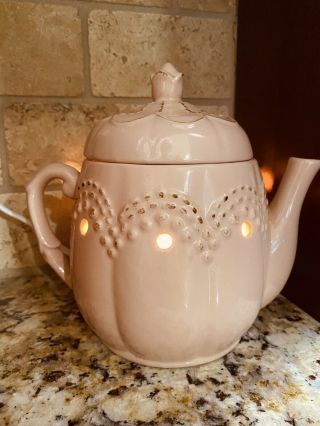 Scentsy Vintage Pink Teapot Warmer