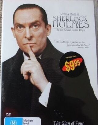 Sherlock Holmes: The Sign Of Four Oop Rare Deleted Region 4 Pal Dvd Jeremy Brett