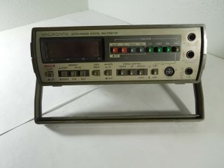 Micronta 22 - 195a Auto - Range Digital Multimeter Tandy Radio Shack - Vintage