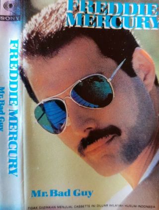 Freddie Mercury (queen) : Mr Bad Guy.  Rare Cassette Tape.  Post