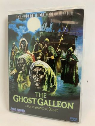 The Ghost Galleon Rare Oop Us Dvd Blue Underground Spanish Zombie Horror
