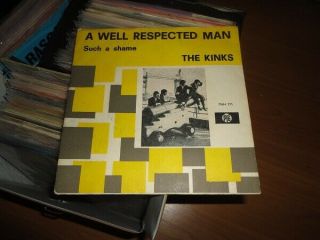 The Kinks 45 A Well Respected Man,  Ps Holland Rare 1965