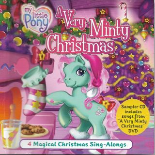 My Little Pony - A Very Minty Christmas Cd Sampler - Rare 4 Track Hasbro