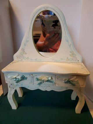 Antique/vintage Primitive Doll Dresser With Mirror